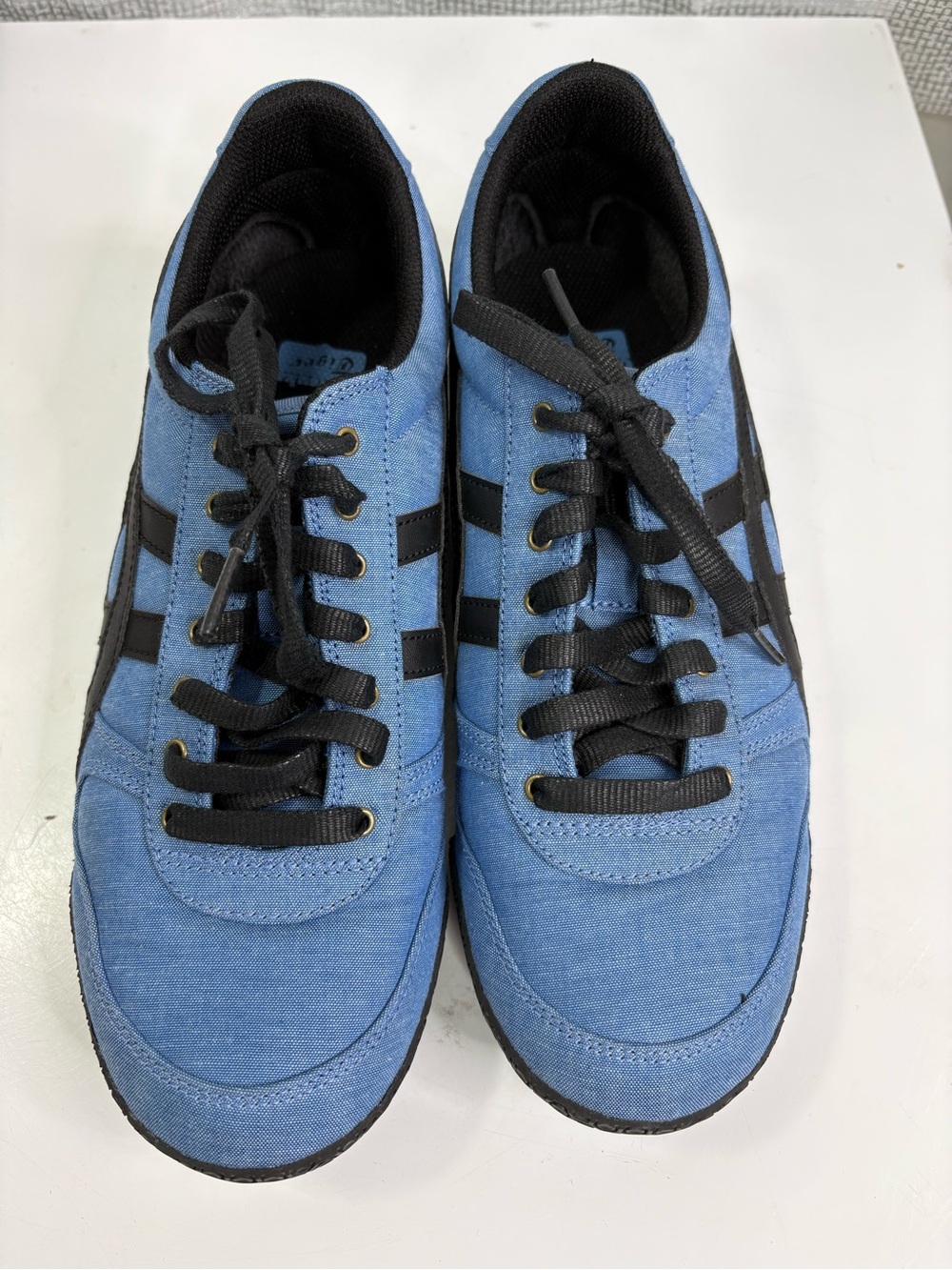 Onitsuka Tiger Ultimate 81 Men's Casual Blue Canvas Lace-Up Sneakers NWOB